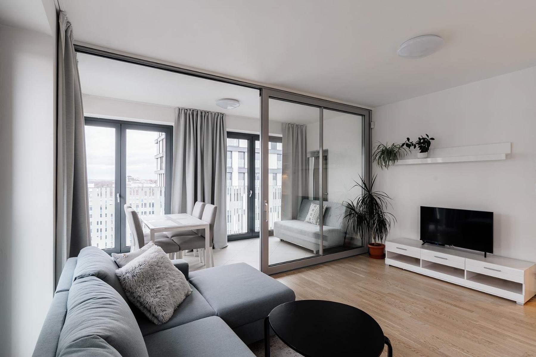 Garden Towers Apartment Praha Bagian luar foto