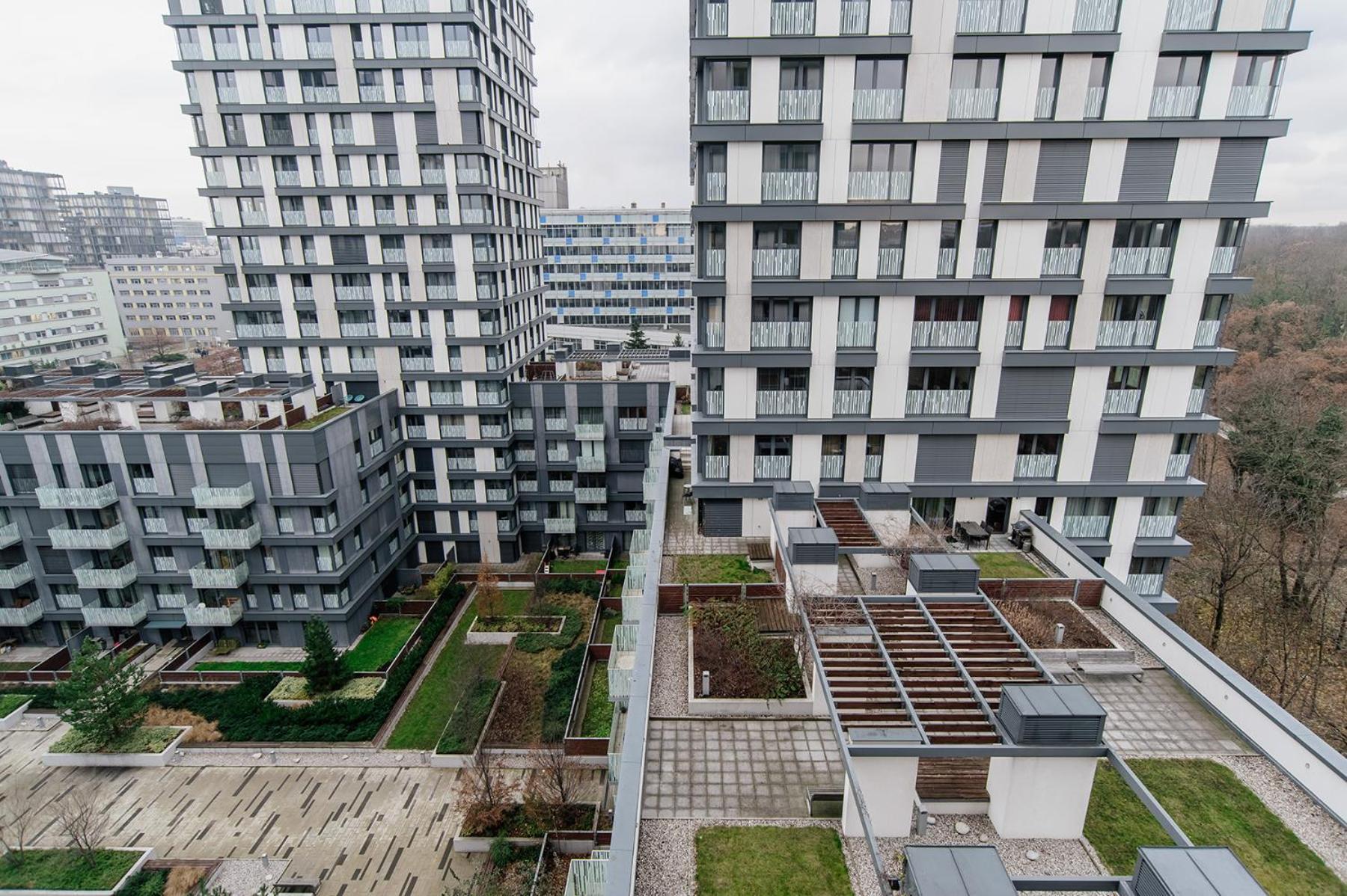 Garden Towers Apartment Praha Bagian luar foto